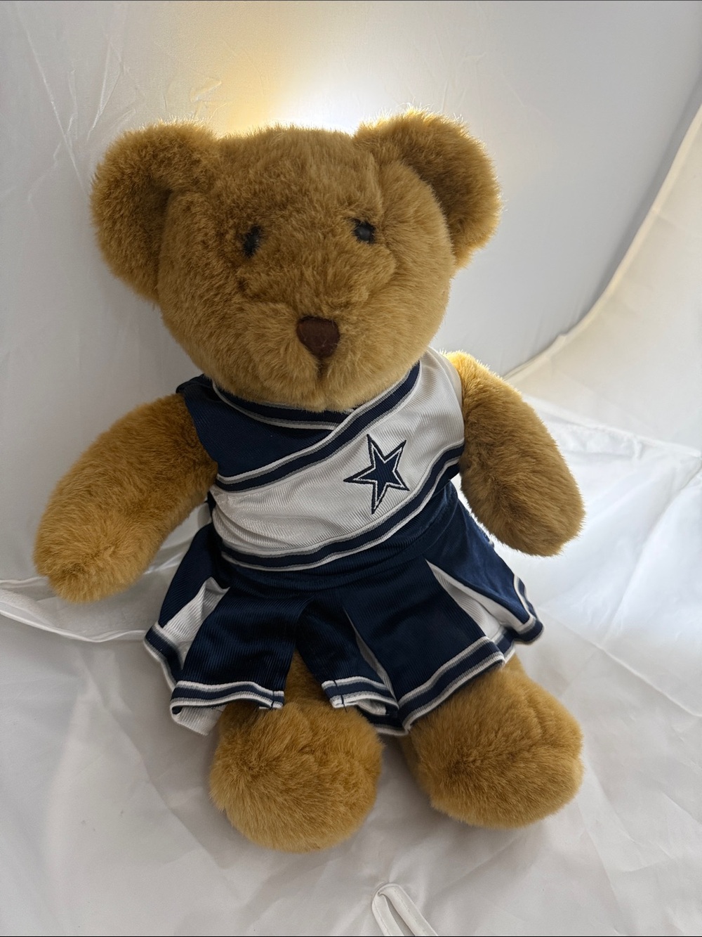 Build-A-Bear Brown Bear in Dallas Cowboy's Cheer Outfit